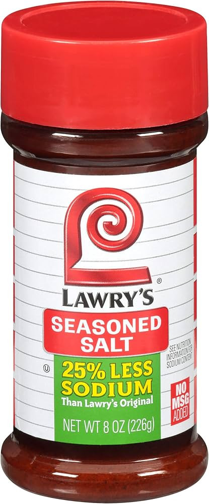 Lawry's Less Sodium Seasoned Salt, 8 oz | Amazon (US)