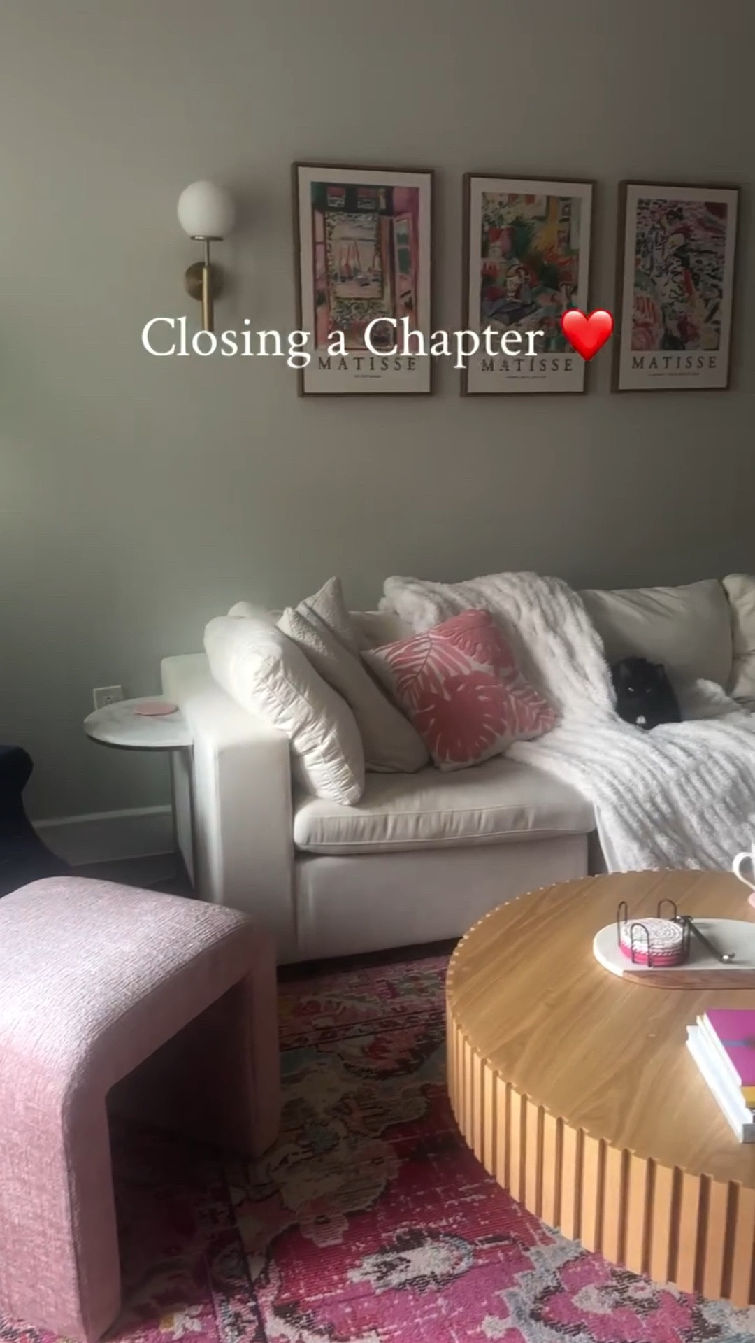 From cozy corners and laughter-filled gatherings to a heartfelt farewell, this apartment has been a backdrop to so many memories. 🏠🥰

Although we moved out back in July, it’s taken time to settle in and reflect on our journey. Now, as we close this chapter and say goodbye to Frisco, I’m filled with gratitude and excitement for what’s next for @will24cooper and me in Celina. 🌟✨

Thank you, sweet little apartment, for being a part of my story. Here’s to new beginnings and fresh adventures ahead. 💫🏡

#GoodbyeFrisco #HelloCelina #EndOfAChapter #NewBeginnings #HomeJourney #midcenturymoderndesign #midcenturymodernhome #midcenturymoderndecor #pinkhome