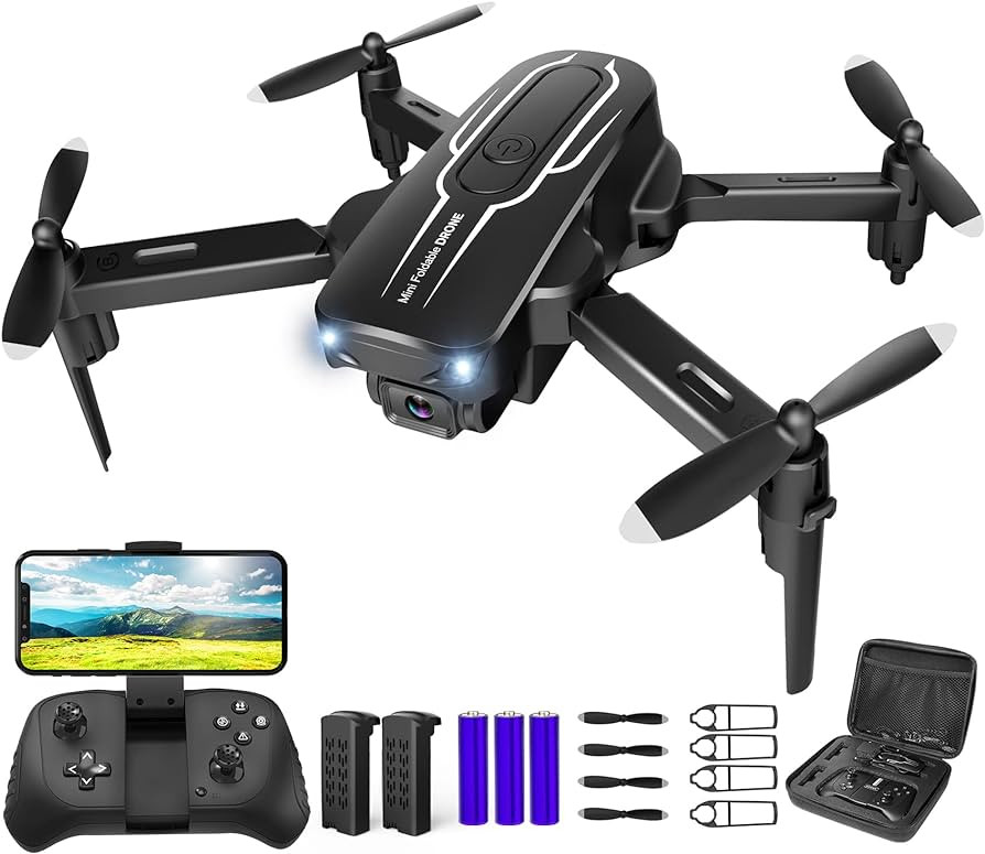 Mini Drone with Camera for Adults Kids - 1080P HD FPV Camera Drones with 90° Adjustable Lens, Ge... | Amazon (US)