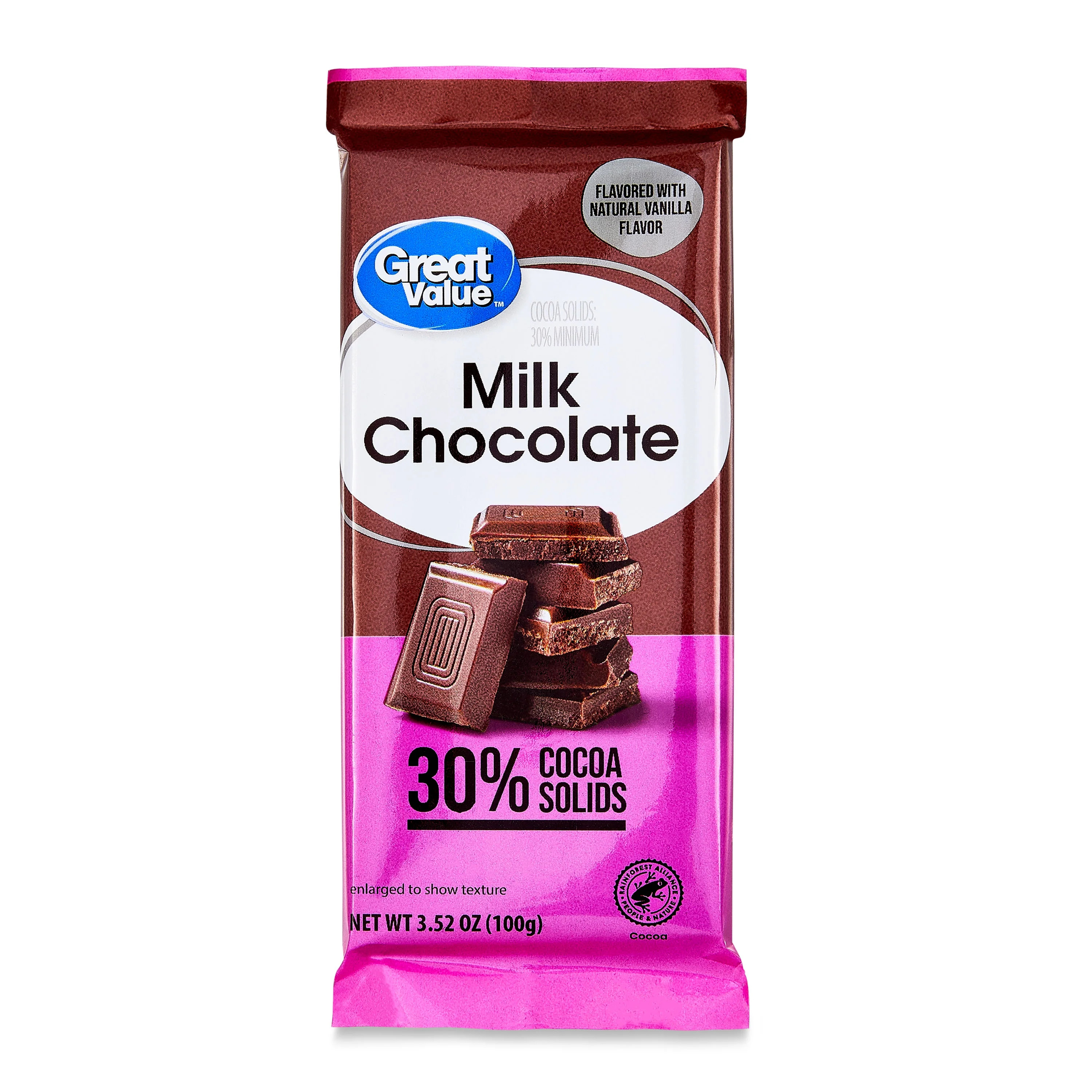 Great Value Milk Chocolate Bar, 3.52 oz | Walmart (US)