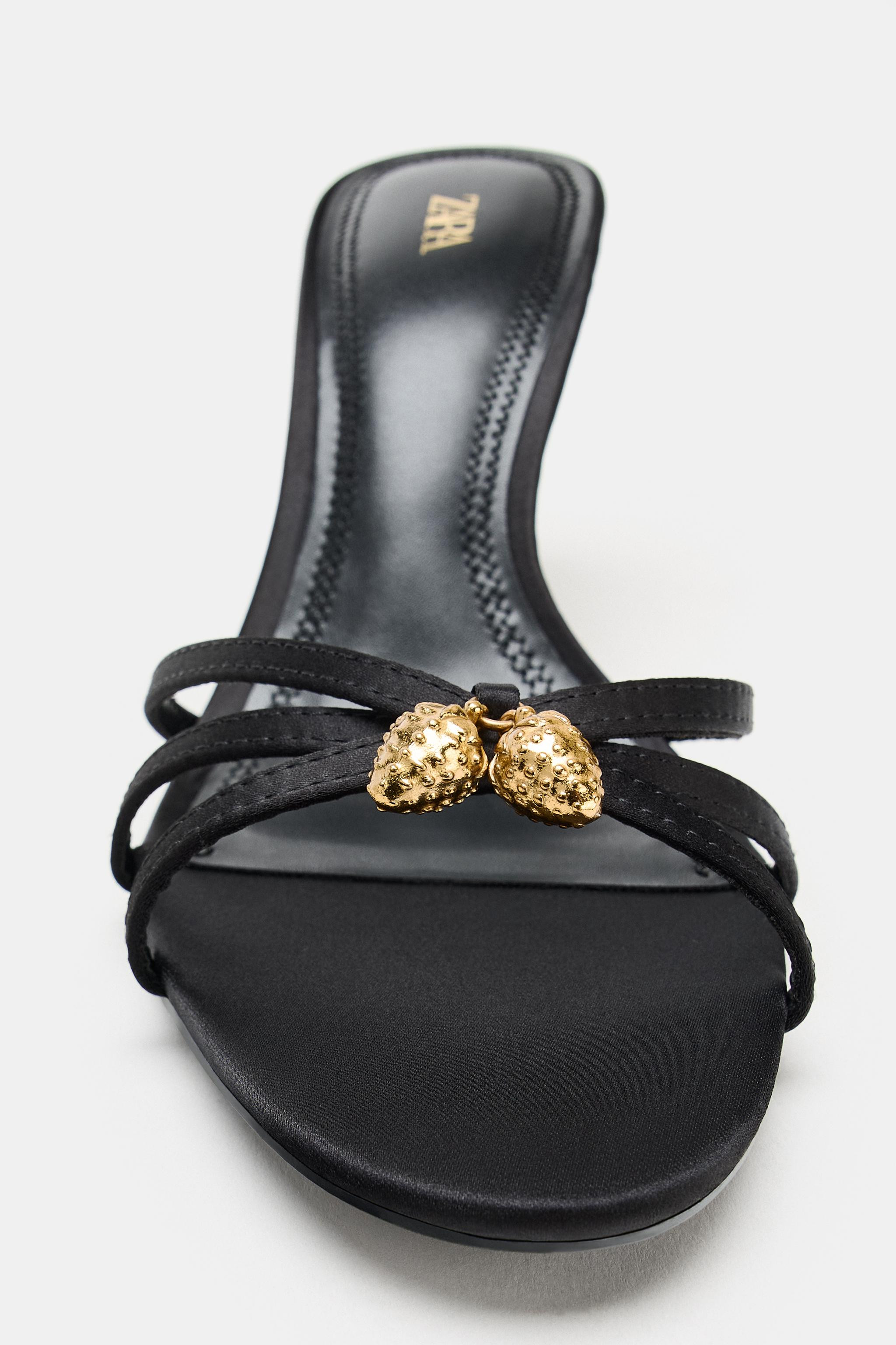 STRAPPY HEELED SANDALS | Zara UK