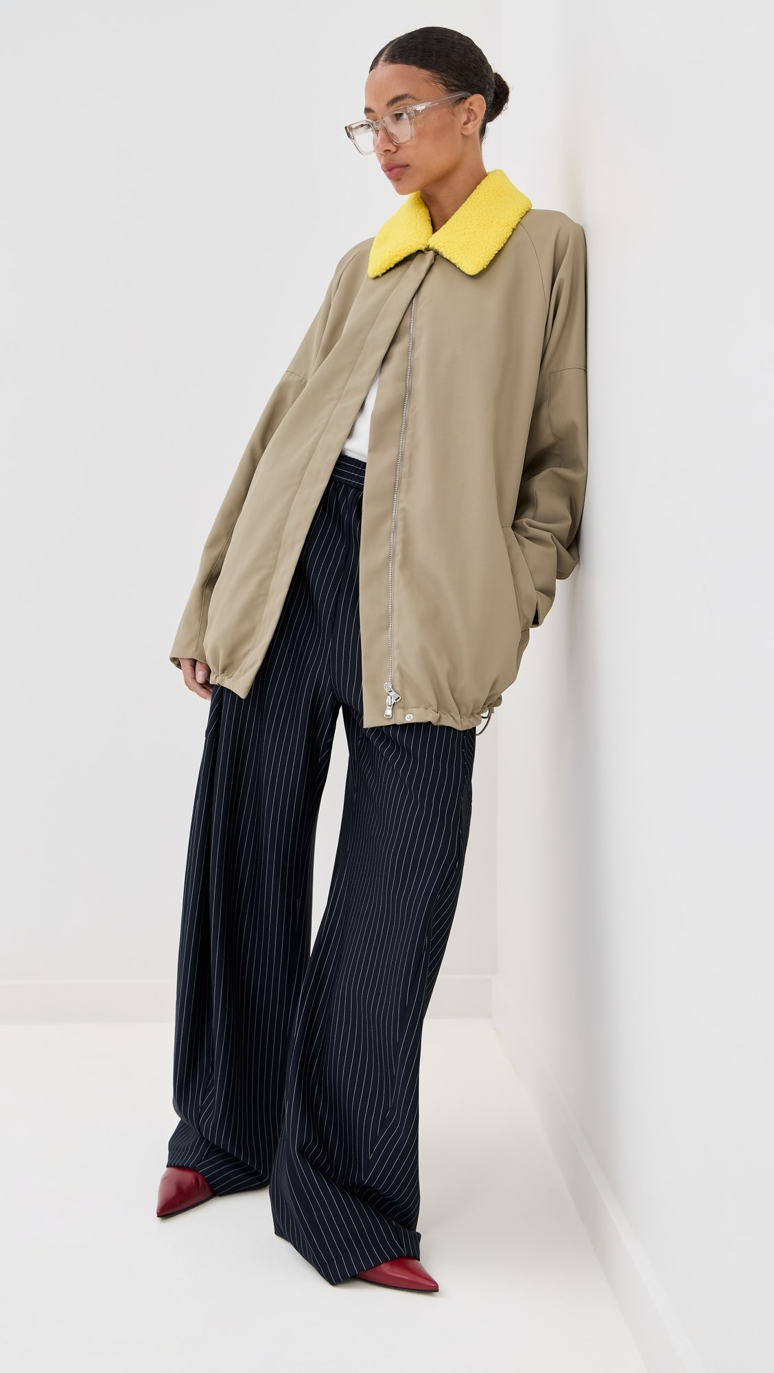 Lotte Nylon Carcoat with Removable Sherpa | Shopbop