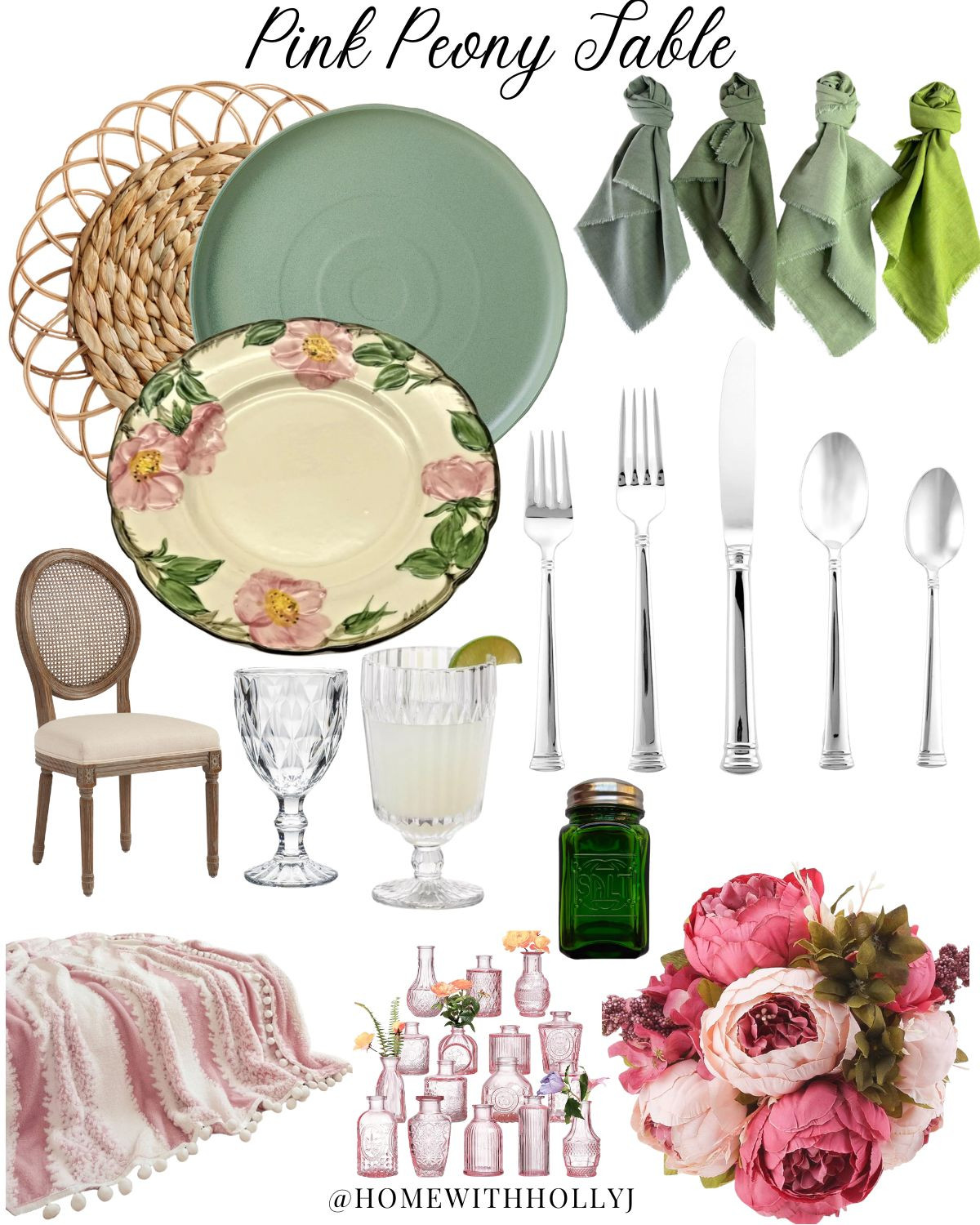 Pink peony dreams in full bloom 🌸✨ This summertime tablescape is giving soft luxury, garden party elegance, and effortless hostess vibes. Perfect for bridal showers, summer dinners, or elevated backyard entertaining.

Fresh florals + layered place settings = the easiest way to make your table feel designer without the stress 💕

👉 Tap to shop this look + recreate the Pink Peony Summertime Tablescape from Holly Jolley’s blog!

#LTKhome #TablescapeGoals #PinkPeonies #SummerHosting #GardenPartyDecor #HomeDecorInspo #FloralTablescape #EntertainingAtHome #HostessWithTheMostess #PinterestAesthetic #ViralHomeDecor #ShopTheLook #LTKstyle #OutdoorDining #ElegantEntertaining #homewithhollyj #shophollyjhome 

 #LTKfoodie #LTKSeasonal #LTKHome