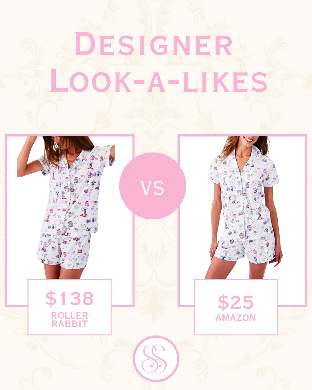 Sweet dreams, sweet savings 💤✨ These Roller Rabbit-inspired PJs bring comfort and charm without the designer price tag. 

From movie marathons to lazy Sunday mornings, they’re your new go-to for stylish lounging. Shop them now!

#AestheticPajamas #Pajamas #RollerRabbit #LookForLess #AmazonFashion #Dupe 

#LTKFindsUnder50