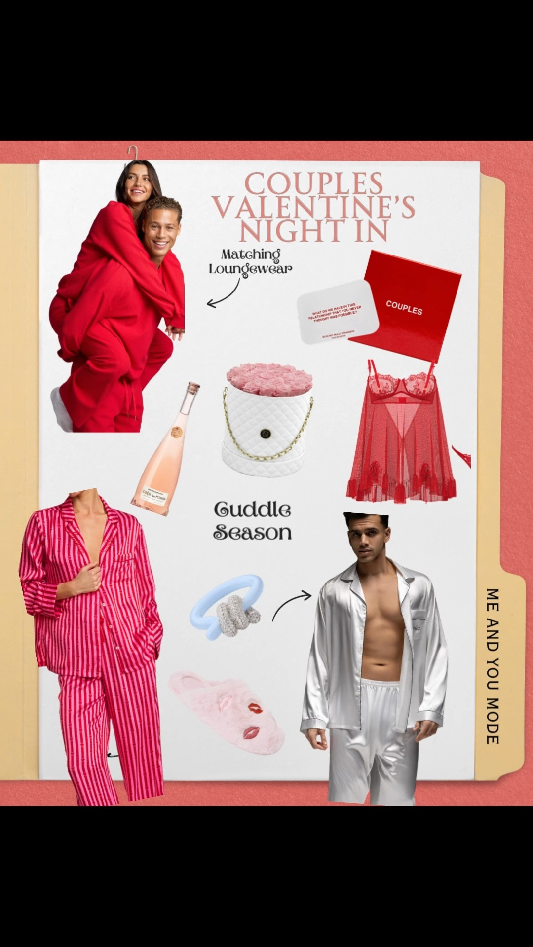 I don’t know about you but this weekend I am all about staying in and having a little romcom fun with my love. No crowds just casual.

#Pajamas #DateNightInn #Valentines #Gifts ￼

#LTKMens #LTKValentine #LTKOver40