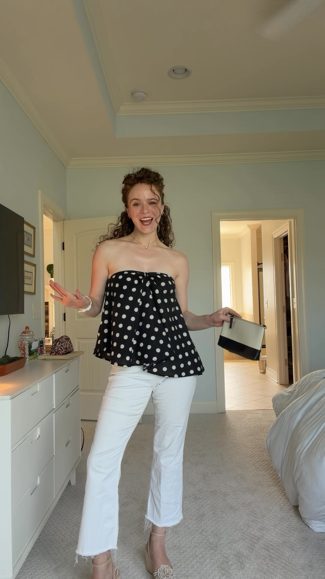 Little Saturday OOTD for a day shopping with my mom!! 🤍 We are on the hunt for her Mother of the Bride dress today - so excited to check out all the gorgeous options!!

#LTKgrwm #LTKootd #LTKWedding