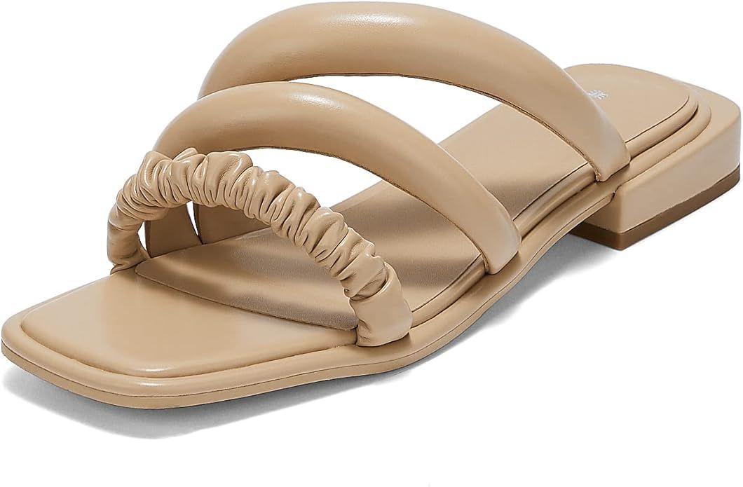 JW PEI Women's Jada Flat Mule Sandals | Amazon (US)
