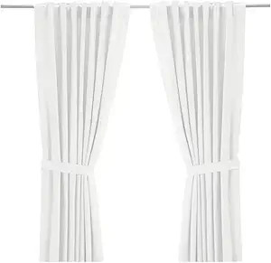 IKEA Ritva White Curtain Set - Size: 57 x 98 (1, White) | Amazon (US)
