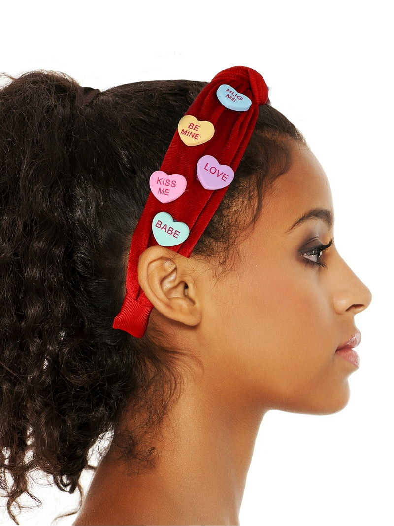 Way to Celebrate Valentine's Day Candy Heart Headband, 1 Piece | Walmart (US)