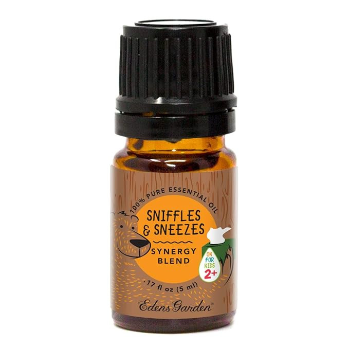 Edens Garden Sniffles & Sneezes"OK For Kids" Essential Oil Synergy Blend, 100% Pure Therapeutic G... | Amazon (US)