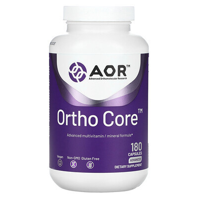 Advanced Orthomolecular Research AOR, Ortho Core, 180 Capsules | iHerb