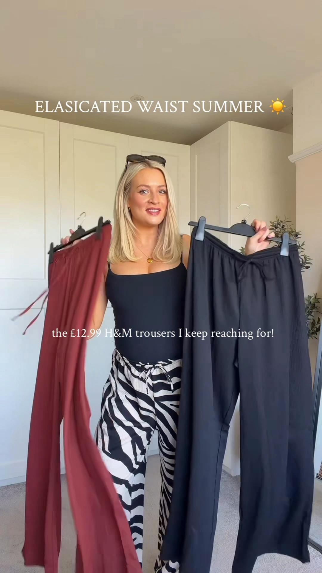 The trousers you’ve all been going mad for are down to £11.05!!!! I wear size M xxx 

Comfy trousers, bump friendly outfit, elasticated waist, hm new in, hm discount 

#LTKsummer #LTKmaternity #LTKuk