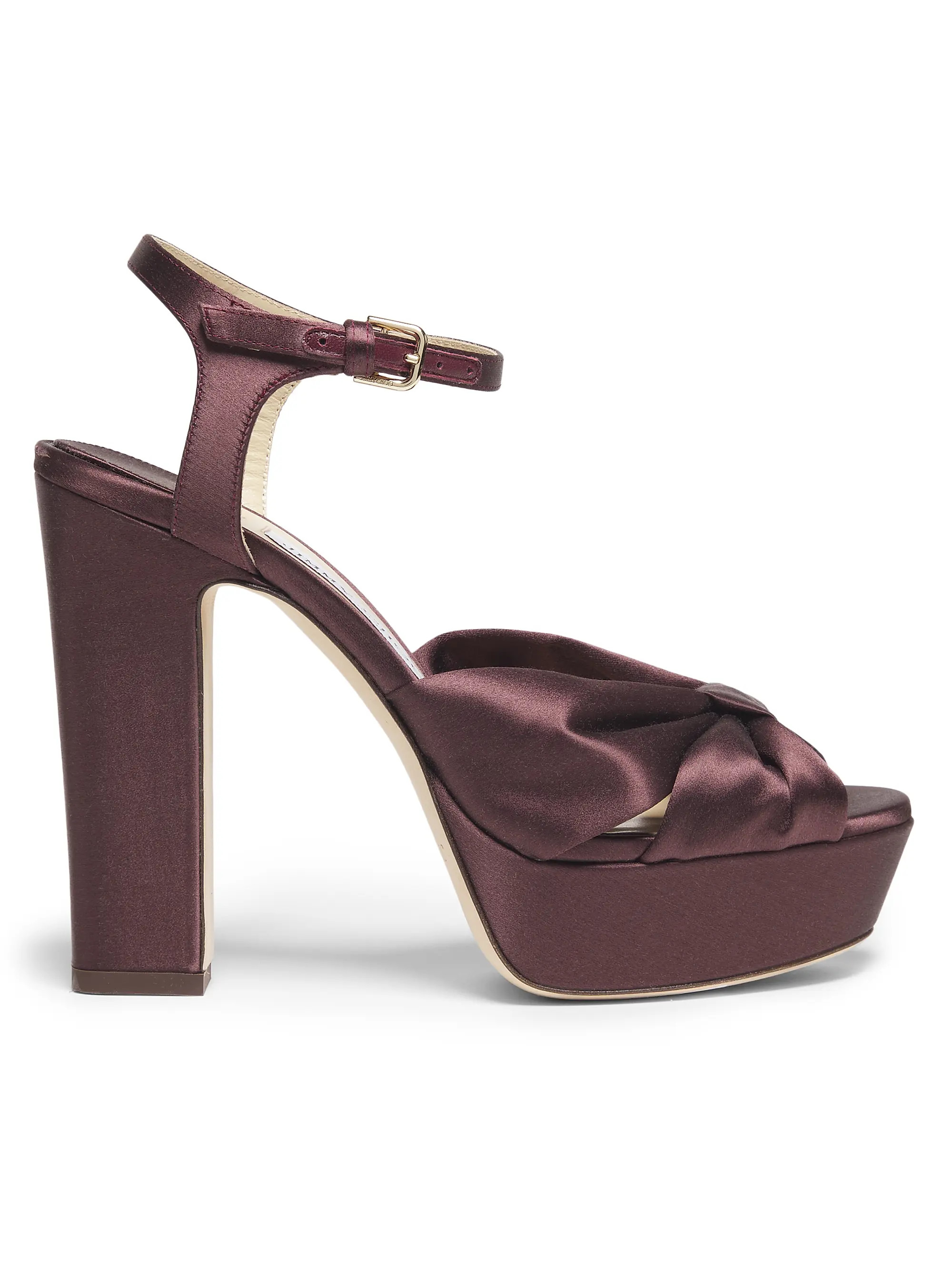 Heloise 120MM Satin Platform Sandals | Saks Fifth Avenue