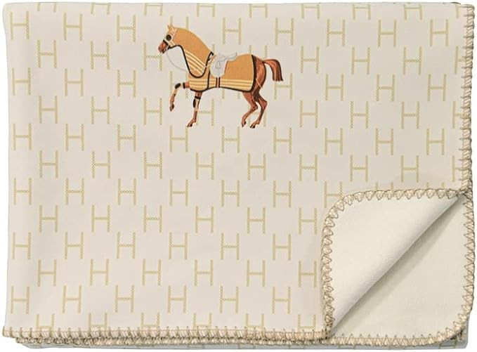 Croker Horse 24x71'' Throw Blanket Shawl - Luxury Yellow Horse Soft Thickened Sheep Cashmere Blan... | Amazon (US)