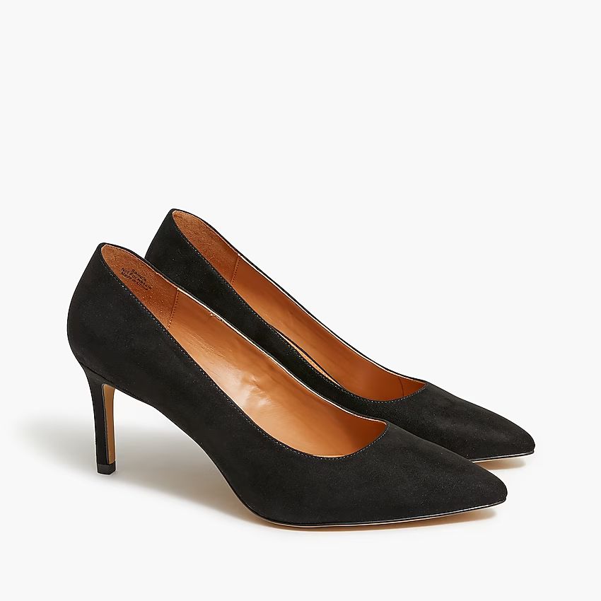 Sueded heel pumps | J.Crew Factory