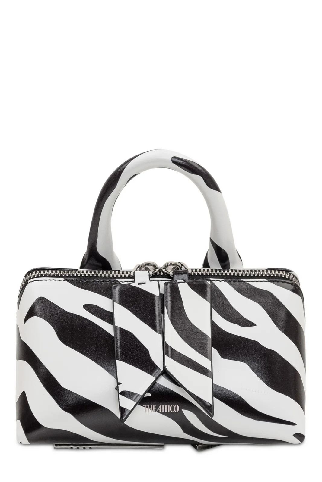 The Attico Friday Zebra Printed Small Handbag | Cettire Global