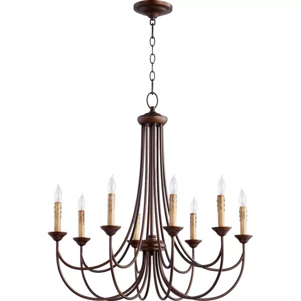 Polito 8 - Light Dimmable Classic / Traditional Chandelier | Wayfair North America