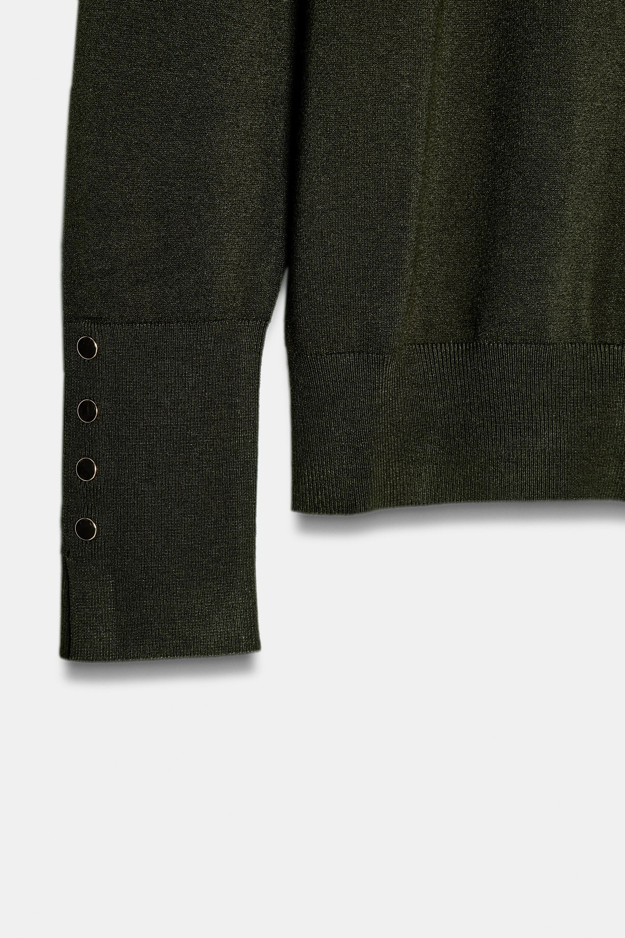 BASIC PLAIN KNIT SWEATER | Zara US