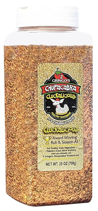 2 Gringos Chupacabra Cluckalicous Poultry Seasoning, 25 Ounces | Amazon (US)
