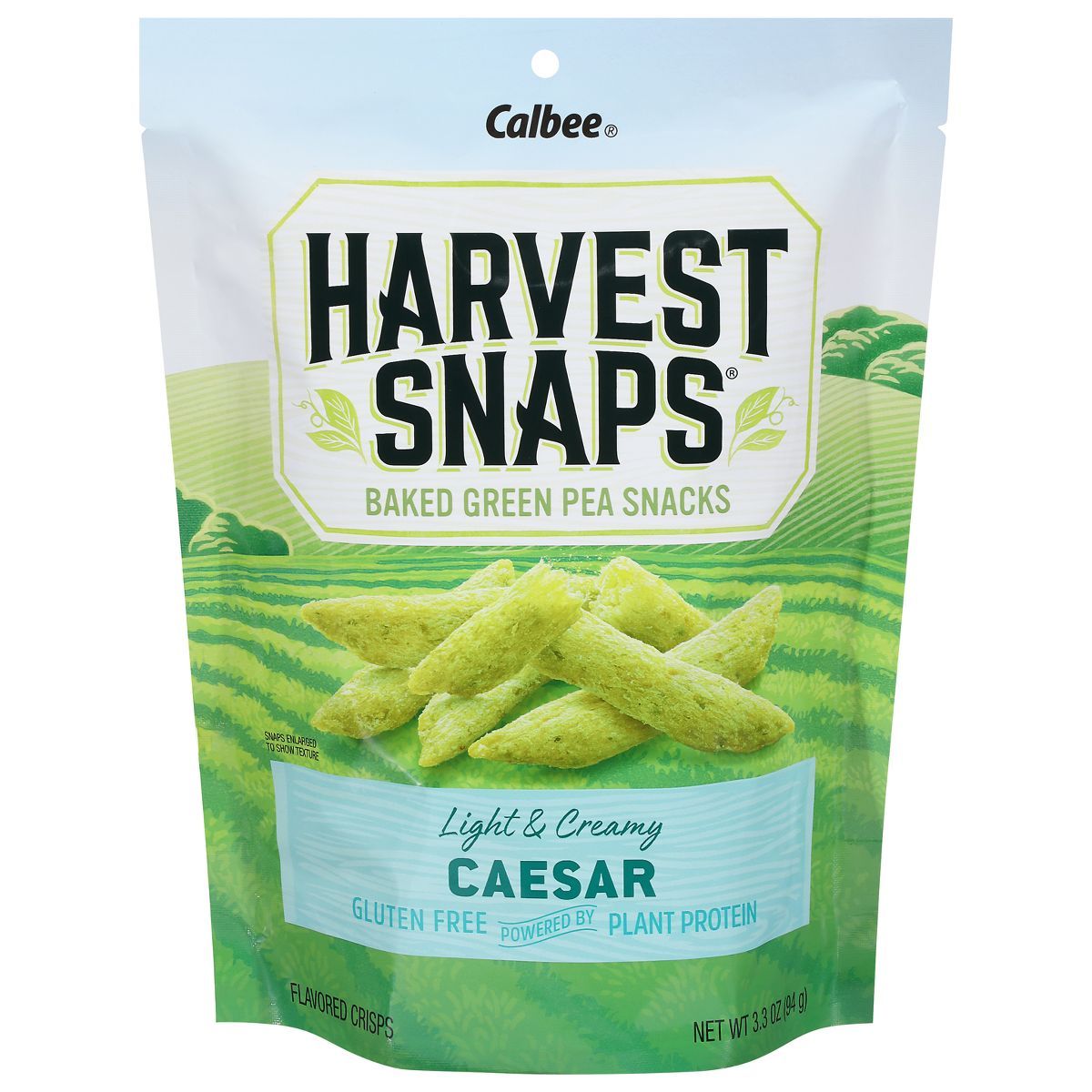 Harvest Snaps Green Pea Snack Crisps Caesar - 3.3oz | Target
