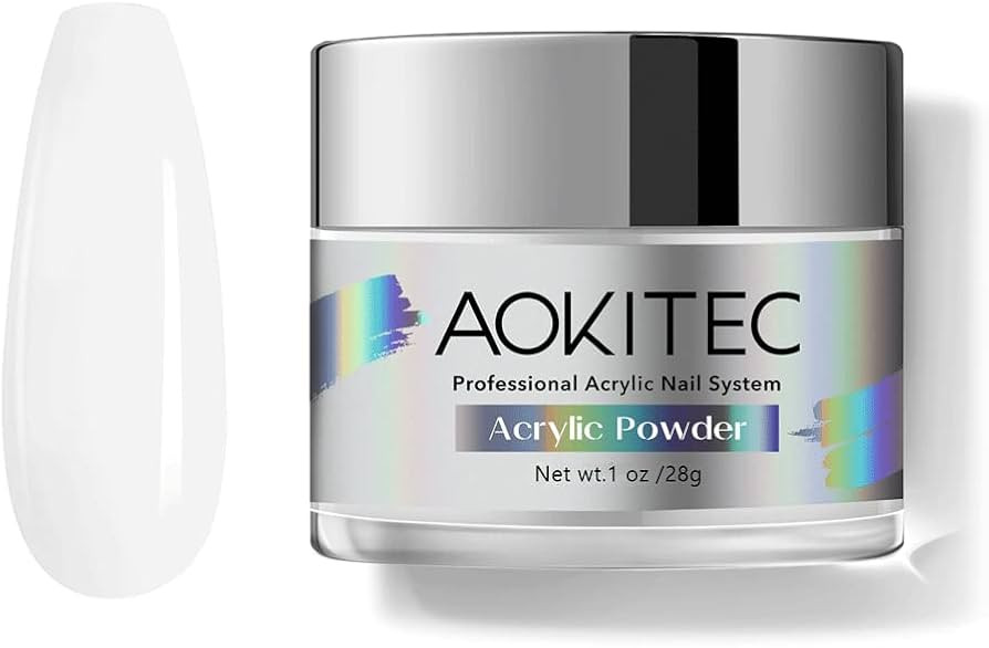 Aokitec Clear Acrylic Powder for Nails, Professional Acrylic Nail Powder,Lasting Acrylic Powder f... | Amazon (US)