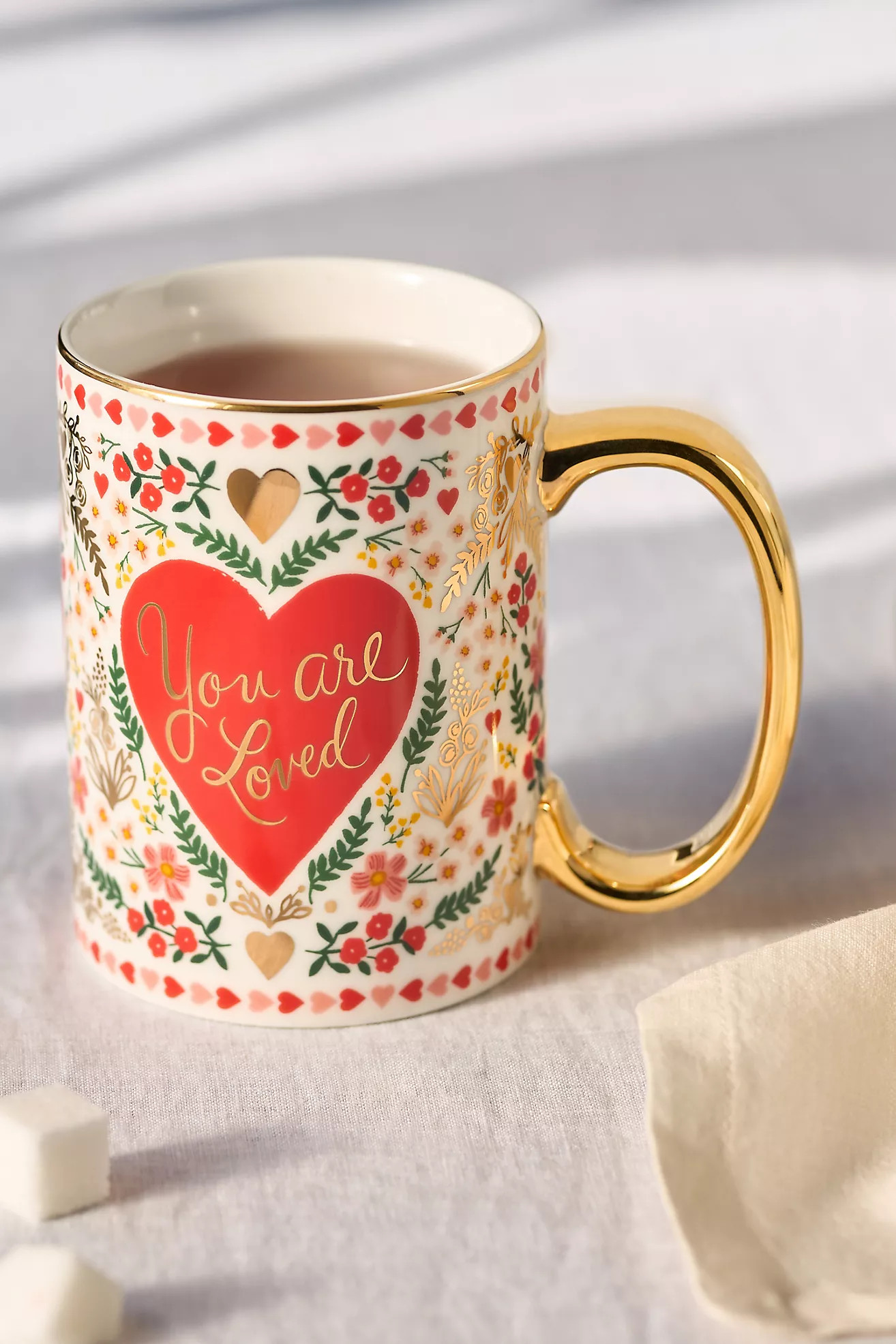 You Are Loved Porcelain Mug | Anthropologie (US)