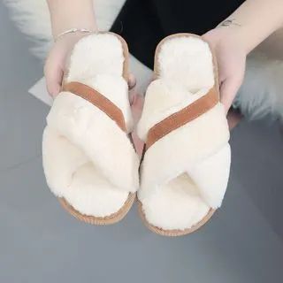 Fluffy Home Slippers | YesStyle Global