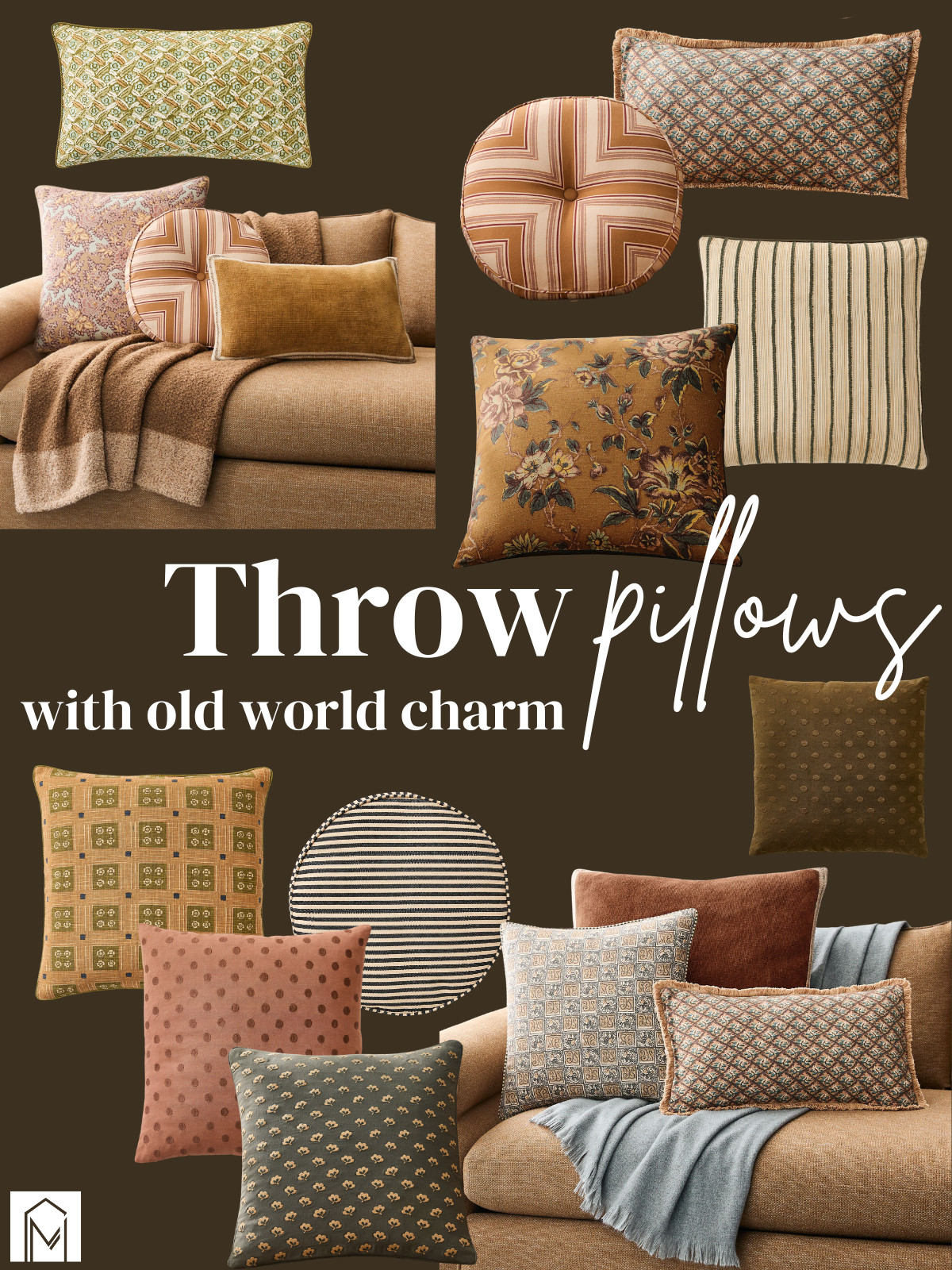 Old World charm just landed at West Elm. The Pierce & Ward pillows bring vintage-inspired patterns and rich texture, that layered, collected-over-time look done right. Limited edition and artisan made, so grab a few before they're gone. 

 #LTKHome