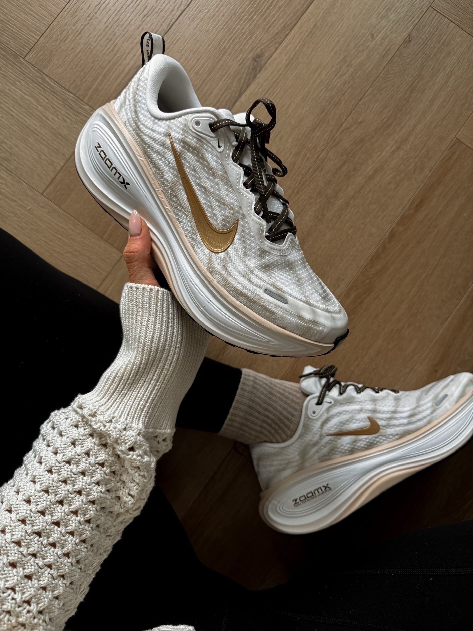 How cute are these sneakers! Very similar to my hokas and my puma ones but more perfect for my neutral girls! Love the cushion and comfort. Perfect for running. 

#LTKfitnessgoals