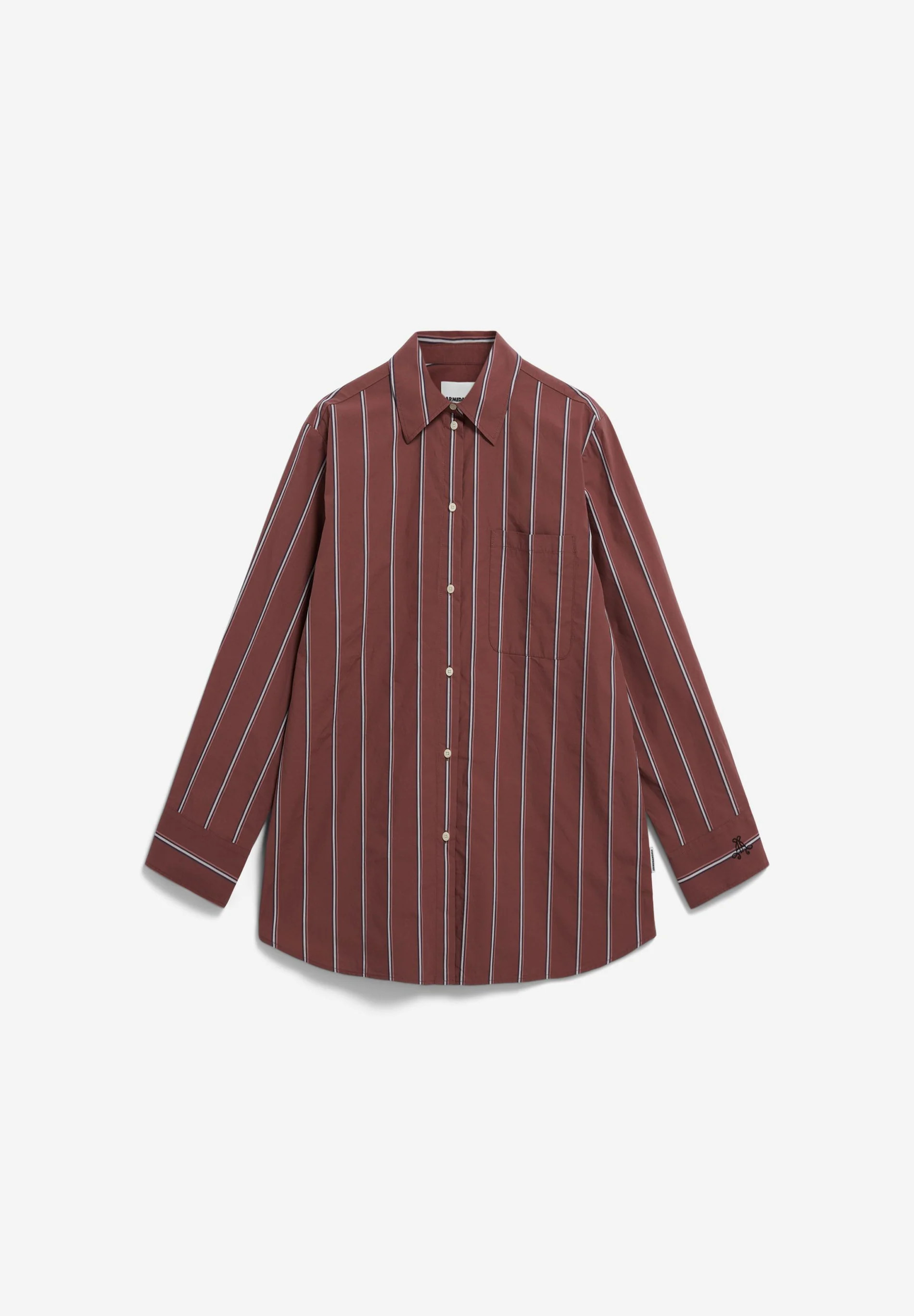 "HALIAA STRIPED BLOUSE Bluse aus Bio-Baumwolle" | ArmedAngels (DE)