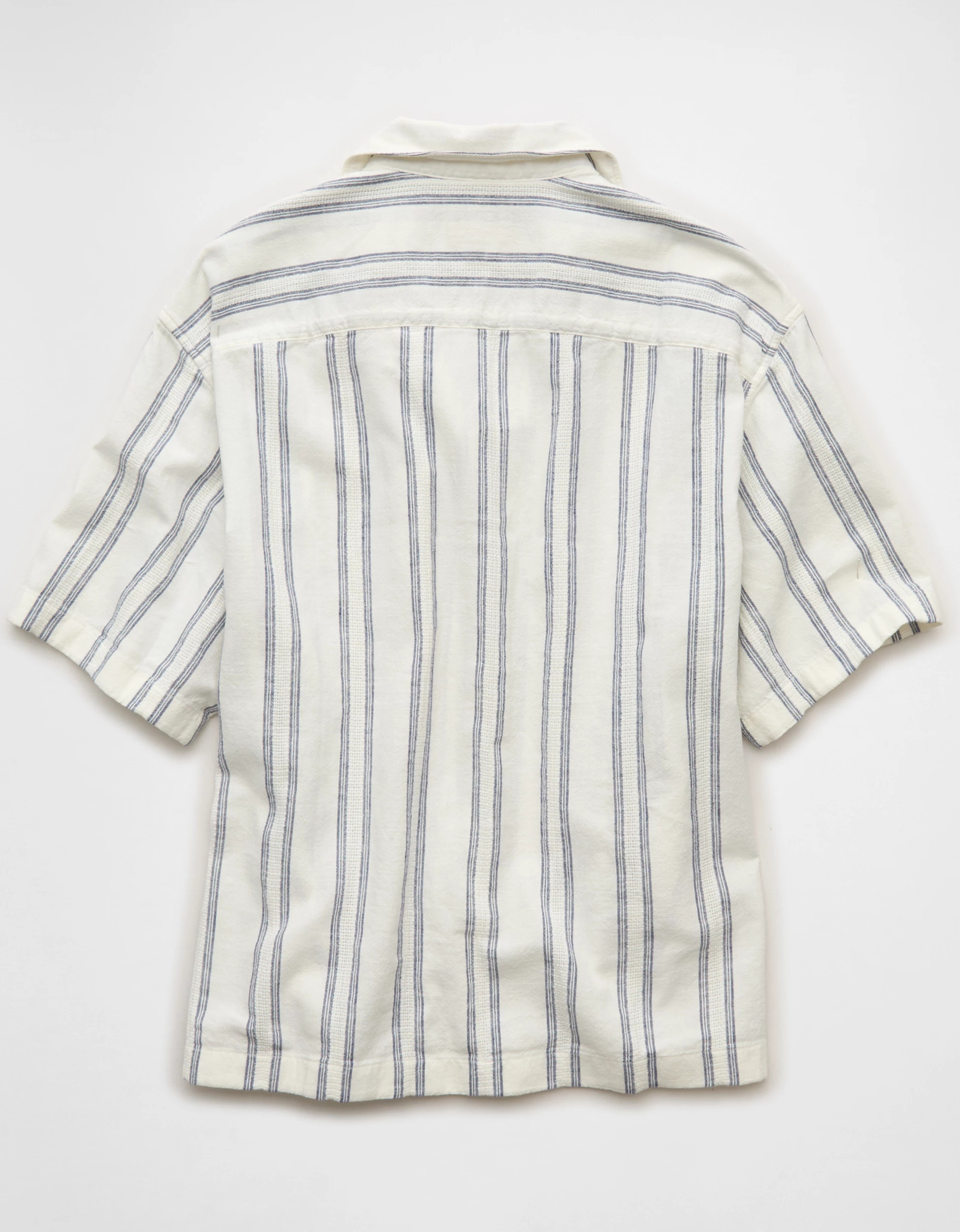 AE Relaxed Fit Short Sleeve Camp Collar Shirt | American Eagle Outfitters (US & CA)
