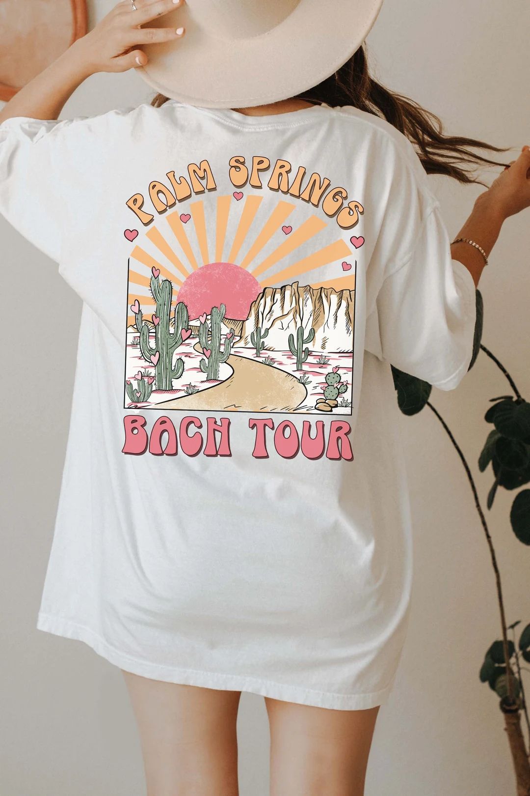 Palm Springs Bachelorette Party Shirts Desert Bachelorette Shirt Custom Palm Springs Bridal Party... | Etsy (US)