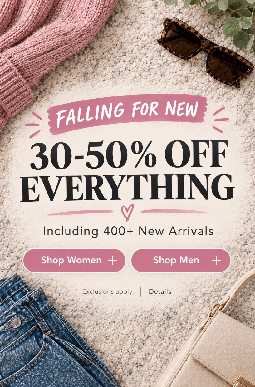 30% to 50% off EVERYTHING! Use code AEFALL30 for an extra 30% off! 👏🏾

#LTKSaleAlert #LTKMidsize