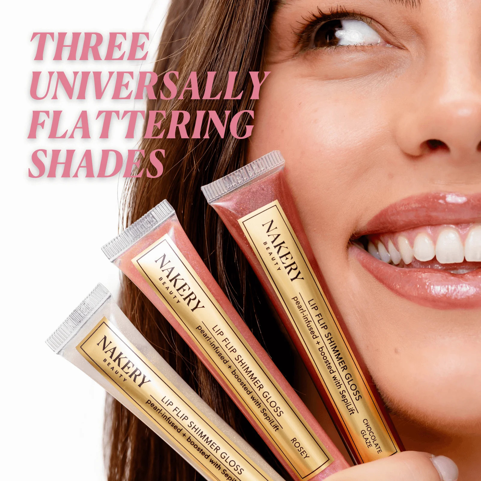 Lip Flip Shimmer Gloss | Nakery Beauty