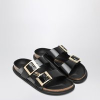 Birkenstock Slide Arizona Droplet Buckle In Black Patent Leather | Balardi (US & Canada)
