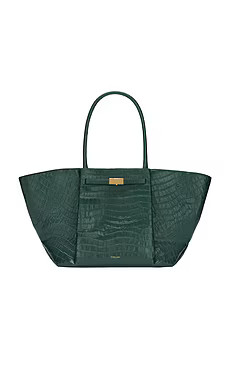 DeMellier London New York Tote in Forest Green Croc Effect from Revolve.com | Revolve Clothing (Global)