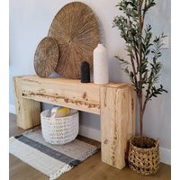 Modern Rustic Console Table Natural | Etsy (US)