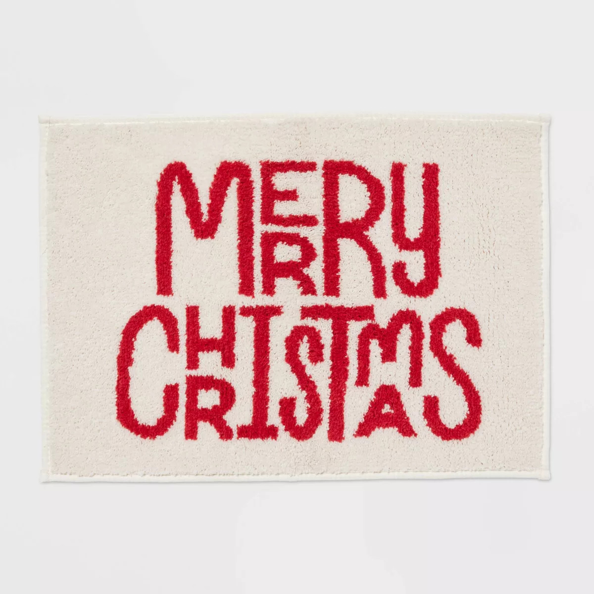 17"x24" Merry Christmas Bath Rug Cream - Wondershop™ | Target