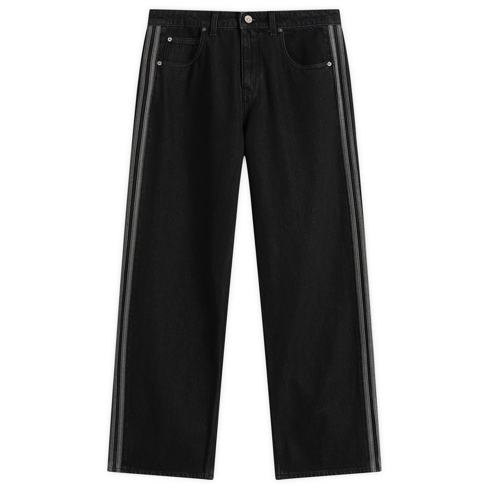 Adidas Men's Denim Jeans in True Black Denim, Size 28 | END. Clothing