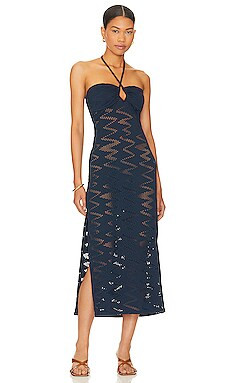 Seafolly Chiara Midi Dress in True Navy from Revolve.com | Revolve Clothing (Global)