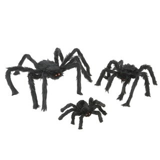 Black Spider Halloween Decoration Assortment | Bed Bath & Beyond