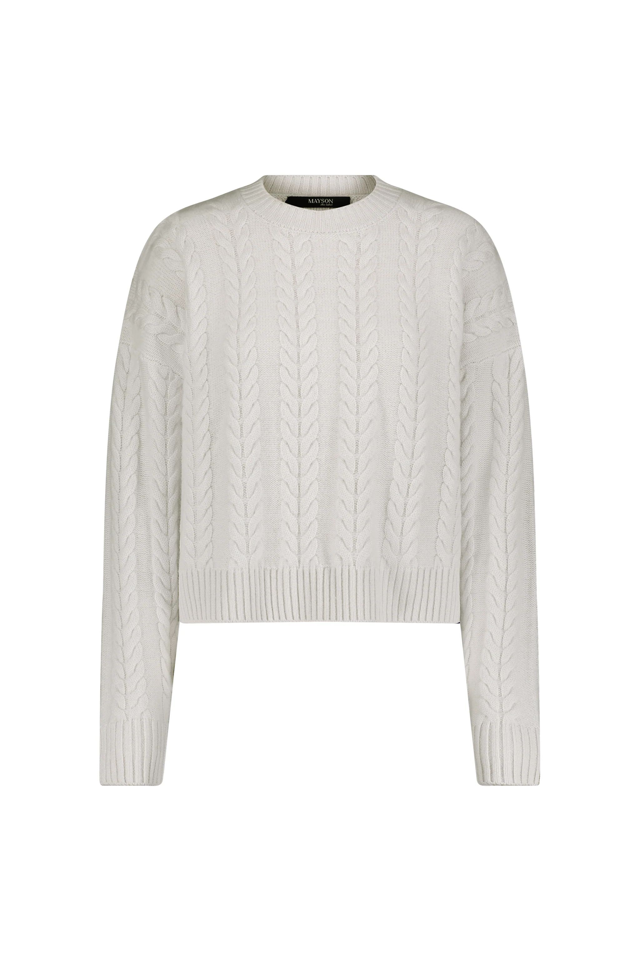 Boxy Cable Sweater | MAYSON the label