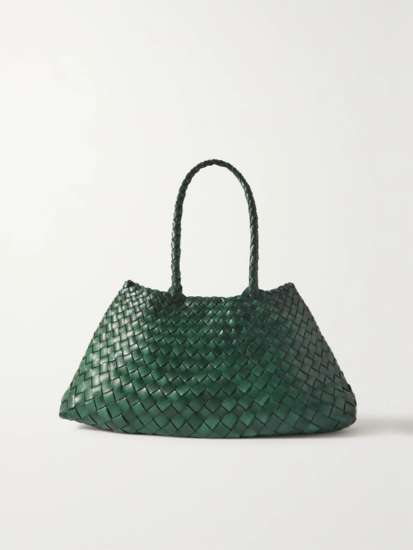 Click for more info about Santa Croce Big woven leather tote