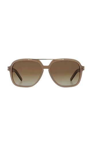 Lopez Sunglasses in Taupe & Brown | Revolve Clothing (Global)