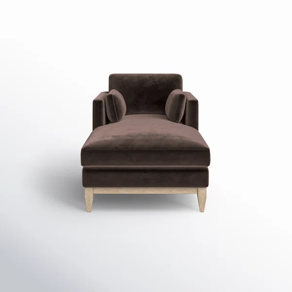 Pera Velvet Chaise Lounge | Wayfair North America
