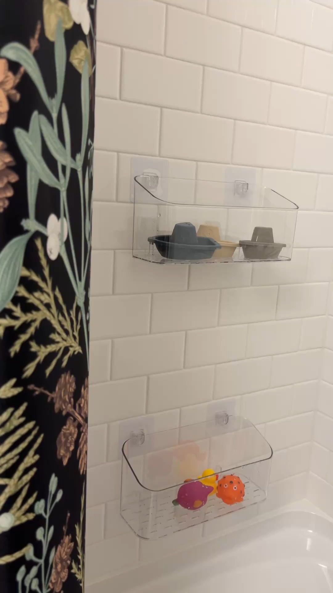 The perfect way to keep those bath toys organized in clear aesthetic bins

#LTKKids #LTKHome #LTKBaby