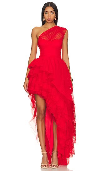Soriya Gown in Royal Red | Revolve Clothing (Global)