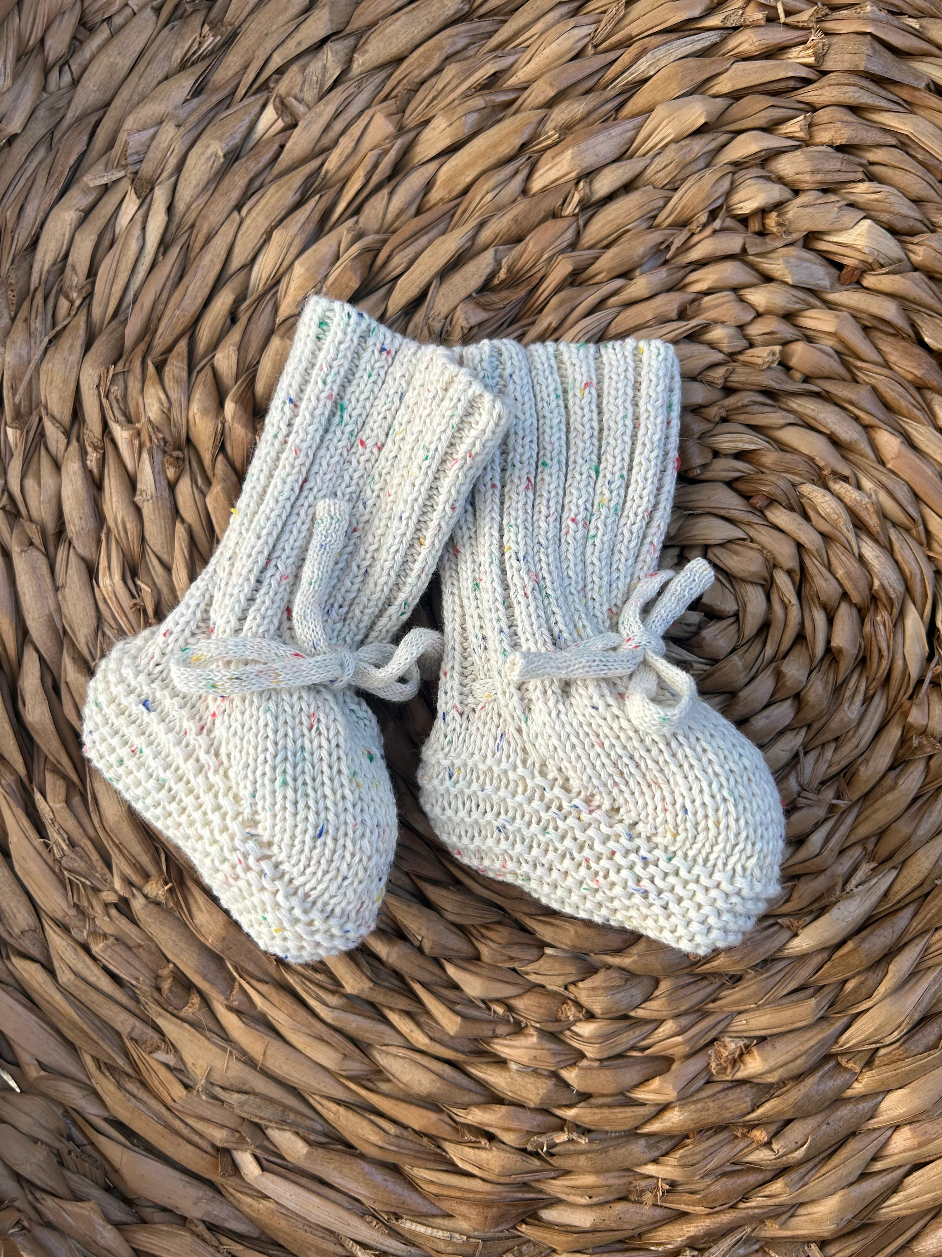 Sprinkle Booties - Oat | Dandillie