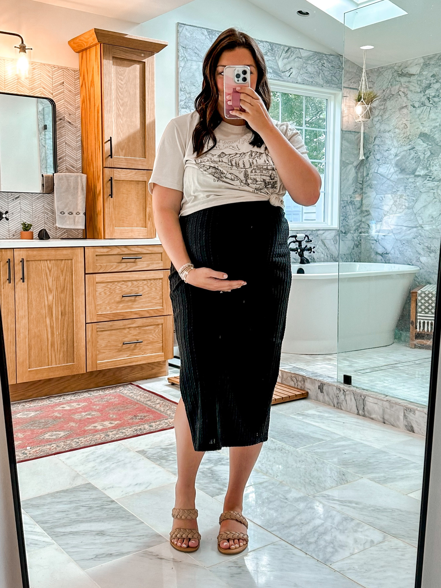 Non maternity bump style | maternity friendly dress

#LTKstyletip #LTKunder50 #LTKbump