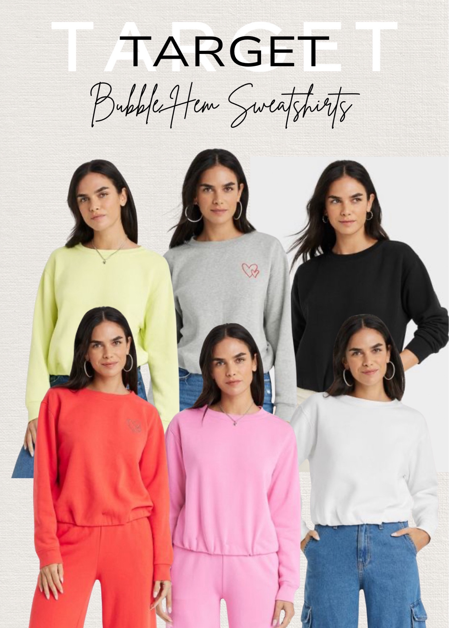 Women's Bubble Hem Sweatshirt - … curated on LTK
